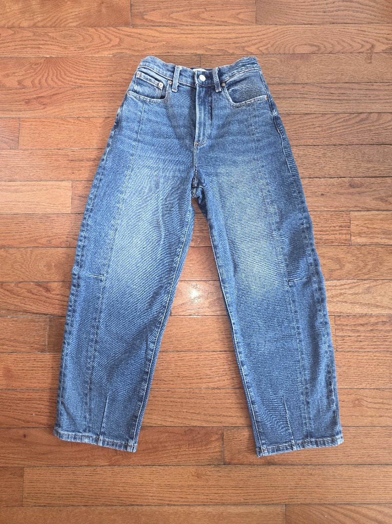 Pistola Denim Eli High-Rise Arched Barrel Leg Jeans Size 24
